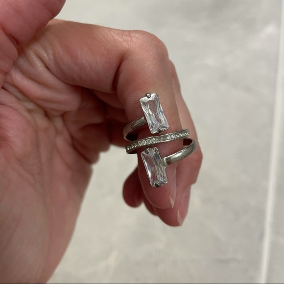 Chloe + Isabel Cocktail Hour CZ Spiral Wrap Ring - Picture 2 of 5